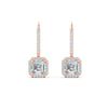 Load image into Gallery viewer, asscher-cut-lever-back-2-carat-diamond-drop-earrings-in-rose-gold-FDEAR11235ASANGLE2-2.00-CT-NL-RG