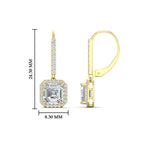 Load image into Gallery viewer, asscher-cut-lever-back-2-carat-diamond-drop-earrings-in-yellow-gold-FDEAR11235AS-2.00-CT-NL-YG-HW