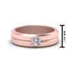 Load image into Gallery viewer, mens-assccher-cut-solitaire-wedding-ring