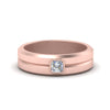 Load image into Gallery viewer, mens-assccher-cut-solitaire-wedding-ring