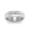 Load image into Gallery viewer, Mens Asscher Cut Solitaire Wedding Ring