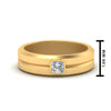 Load image into Gallery viewer, Mens Asscher Cut Solitaire Wedding Ring