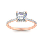 Load image into Gallery viewer, asscher-cut-pave-underhalo-engagement-ring-in-rose-gold-FDENR11490ASRANGLE5-NL-RG.jpg?v=1761729733