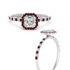 Load image into Gallery viewer, asscher-cut-ruby-halo-petite-engagement-ring-in-white-gold-FD8523ASRGRUDRANGLE3-NL-WG