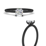 Load image into Gallery viewer, asscher-cut-thin-classic-solitaire-engagement-ring-in-black-gold-fdens9358asrangle3-nl-bg