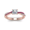 Load image into Gallery viewer, asscher-cut-twisted-vine-diamond-engagement-ring-for-women-with-pink-sapphire-in-14K-rose-gold-FD8233ASRGSADRPI-NL-RG.jpg