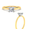 Load image into Gallery viewer, asscher-cut-two-tone-1.5-mm-comfort-fit-solitaire-ring-in-yellow-gold-fdens11590asrangle3-1.50mm-nl-yg?v=1758104118
