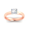 Load image into Gallery viewer, asscher-cut-two-tone-3-mm-comfort-fit-solitaire-ring-in-rose-gold-fdens11590asrangle5-3.00mm-nl-rg_9df3d713-4916-4912-91a7-0819b0dcf1ab?v=1758110833