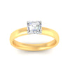 Load image into Gallery viewer, asscher-cut-two-tone-3-mm-comfort-fit-solitaire-ring-in-yellow-gold-fdens11590asrangle5-3.00mm-nl-yg_49f148c8-4729-4735-bf34-1c6f7112eb86?v=1758110833