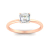 Load image into Gallery viewer, Asscher Solitaire Tulip Engagement Ring