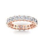 Load image into Gallery viewer, asshcer-cut-6-carat-anniversary-diamond-wedding-band-in-rose-gold-FDEWB8321ASANGLE5-6.00CT-NL-RG