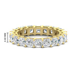 Load image into Gallery viewer, asshcer-cut-6-carat-anniversary-diamond-wedding-band-in-yellow-gold-FDEWB8321AS-6.00CT-NL-YG-HW