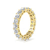 Load image into Gallery viewer, asshcer-cut-6-carat-anniversary-diamond-wedding-band-in-yellow-gold-FDEWB8321ASANGLE2-6.00CT-NL-YG
