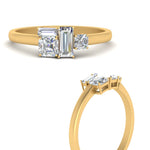 Load image into Gallery viewer, asymmetrical-offbeat-diamond-ring-in-yellow-gold-FD9770ASR-NL-YG