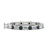 Load image into Gallery viewer, baguette-and-round-diamond-band-with-black-diamond-in-white-gold-fdewb318gblacksleep-nl-wg-hw