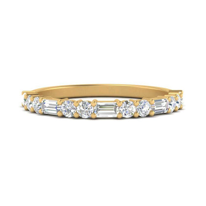 baguette-and-round-thin-stack-band