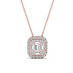 Load image into Gallery viewer, baguette-and-round-emerald-diamond-pendant-in-FDPD10839-NL-RG