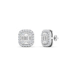 Load image into Gallery viewer, baguette-and-round-emerald-diamond-studs-in-white-gold-FDEAR10838-NL-WG