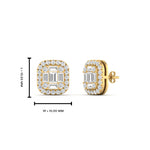 Load image into Gallery viewer, https://cdn.fascinatingdiamonds.com/FDEAR10838/baguette-and-round-emerald-diamond-studs-in-yellow-gold-FDEAR10838-NL-YG.jpg