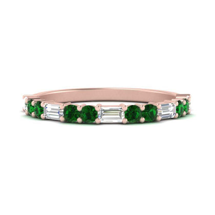 baguette-and-round-thin-stack-band