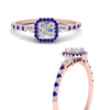 Load image into Gallery viewer, baguette-asscher-cut-halo-accented-sapphire-engagement-ring-in-rose-gold-FD10047ASRGSABLANGLE3-NL-RG_33114af7-79d3-4298-a574-095e31f7a83e
