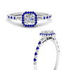 Load image into Gallery viewer, baguette-asscher-cut-halo-accented-sapphire-engagement-ring-in-white-gold-FD10047ASRGSABLANGLE3-NL-WG_f4429c86-3c93-4b93-aac5-137d09064787