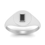 Load image into Gallery viewer, Baguette Signet Ring