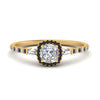 Load image into Gallery viewer, baguette-cushion-cut-halo-accented-black-diamond-engagement-ring-in-yellow-gold-FD10047CURGBLACK-NL-YG_fc8cc1ce-e6be-40d9-9c53-181c33679de6