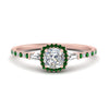 Load image into Gallery viewer, baguette-cushion-cut-halo-accented-emerald-engagement-ring-in-rose-gold-FD10047CURGEMGR-NL-RG_ed9eee36-e7b6-471b-b53b-bd0e598b45e8