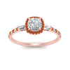 Load image into Gallery viewer, baguette-cushion-cut-halo-accented-orange-sapphire-engagement-ring-in-rose-gold-FD10047CURGSAORANGLE5-NL-RG_e10d4c99-2cb3-4433-a3b5-d0d9b9560f72