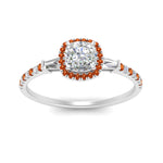 Load image into Gallery viewer, baguette-cushion-cut-halo-accented-orange-sapphire-engagement-ring-in-white-gold-FD10047CURGSAORANGLE5-NL-WG_baafd68e-0bfd-4f45-abaf-90f0b19701c7
