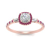 Load image into Gallery viewer, baguette-cushion-cut-halo-accented-pink-sapphire-engagement-ring-in-rose-gold-FD10047CURGSADRPIANGLE5-NL-RG_048b3f98-0773-4e54-8e6d-c4c8dcd28217