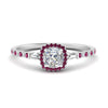Load image into Gallery viewer, baguette-cushion-cut-halo-accented-pink-sapphire-engagement-ring-in-white-gold-FD10047CURGSADRPI-NL-WG_44f243ab-b97e-431d-9f41-2bd963bd11a3
