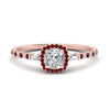 Load image into Gallery viewer, baguette-cushion-cut-halo-accented-ruby-engagement-ring-in-rose-gold-FD10047CURGRUDR-NL-RG_f12136cd-e89a-4140-8019-25c6a6581414