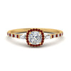 Load image into Gallery viewer, baguette-cushion-cut-halo-accented-ruby-engagement-ring-in-yellow-gold-FD10047CURGRUDR-NL-YG_7a6878f5-816d-4879-8fee-ae69788b9563