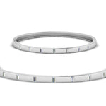 Load image into Gallery viewer, Baguette Set Bangle Bracelet