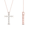 Load image into Gallery viewer, baguette-diamond-cross-pendant-rose-gold-FDPD10798ANGLE2-NL-RG