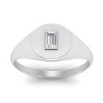 Load image into Gallery viewer, Baguette Signet Ring