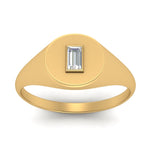 Load image into Gallery viewer, Baguette Signet Ring