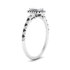 Load image into Gallery viewer, baguette-emerald-cut-halo-accented-black-diamond-engagement-ring-in-white-gold-FD10047EMRGBLACKANGLE2-NL-WG