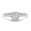 Load image into Gallery viewer, baguette-emerald-cut-halo-accented-diamond-engagement-ring-in-white-gold-FD10047EMR-NL-WG