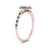 Load image into Gallery viewer, baguette-emerald-cut-halo-accented-emerald-engagement-ring-in-rose-gold-FD10047EMRGEMGRANGLE2-NL-RG