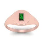 Load image into Gallery viewer, Baguette Signet Ring