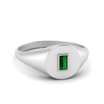 Load image into Gallery viewer, Baguette Signet Ring