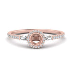 Load image into Gallery viewer, baguette-halo-accented-semi-mount-ring-in-rose-gold-FD-10047SMR-NL-RG