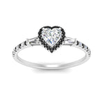Load image into Gallery viewer, baguette-heart-shaped-halo-accented-black-diamond-engagement-ring-in-white-gold-FD10047HTRGBLACKANGLE5-NL-WG
