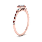Load image into Gallery viewer, baguette-heart-shaped-halo-accented-ruby-engagement-ring-in-rose-gold-FD10047HTRGRUDRANGLE2-NL-RG