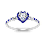 Load image into Gallery viewer, baguette-heart-shaped-halo-accented-sapphire-engagement-ring-in-white-gold-FD10047HTRGSABLANGLE5-NL-WG