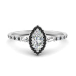 Load image into Gallery viewer, baguette-marquise-cut-halo-accented-black-diamond-engagement-ring-in-white-gold-FD10047MQRGBLACK-NL-WG_95f7019e-097a-40e3-902e-47a16c46984e