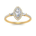 Load image into Gallery viewer, baguette-marquise-cut-halo-accented-diamond-engagement-ring-in-yellow-gold-FD10047MQRANGLE5-NL-YG_75a9ea4f-abb3-44d4-9508-c216b74c769e